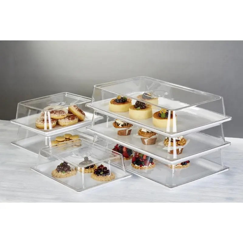 APS Cover Gastronorm 1/2 12.875" x 10.5" x 3.75" H polycarbonate clear APS Cover Gastronorm 1/2 12.875" x 10.5" x 3.75" H polycarbonate clear