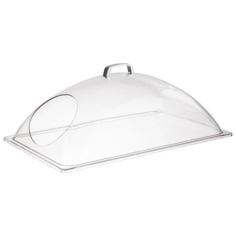 APS Cover Gastronorm 1/1 21.375" x 13.25" x 8.125" H SAN clear APS Cover Gastronorm 1/1 21.375" x 13.25" x 8.125" H SAN clear