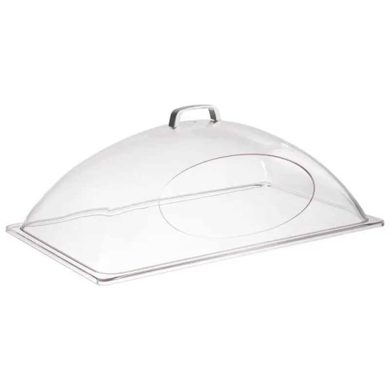 APS Cover Gastronorm 1/1 21.375" x 13.25" x 8.125" H SAN clear APS Cover Gastronorm 1/1 21.375" x 13.25" x 8.125" H SAN clear