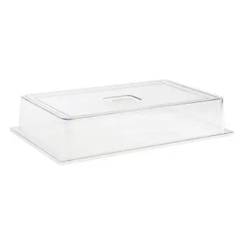 APS Cover Gastronorm 1/1 20.875" x 12.875" x 3.75" H polycarbonate clear