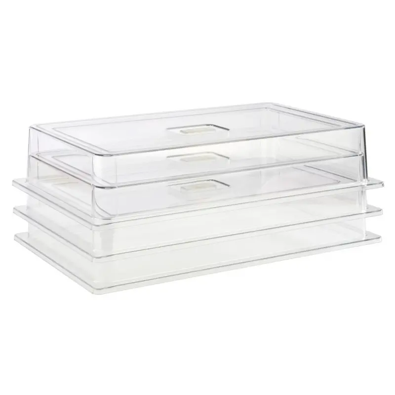 APS Cover Gastronorm 1/1 20.875" x 12.875" x 3.75" H polycarbonate clear APS Cover Gastronorm 1/1 20.875" x 12.875" x 3.75" H polycarbonate clear