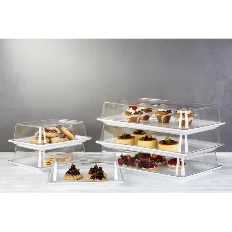 APS Cover Gastronorm 1/1 20.875" x 12.875" x 3.75" H polycarbonate clear APS Cover Gastronorm 1/1 20.875" x 12.875" x 3.75" H polycarbonate clear