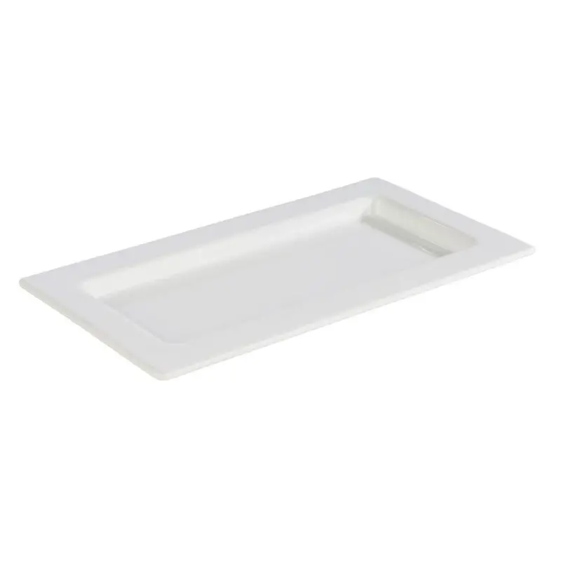 APS Tray Gastronorm 1/3 12.875" x 7" x 0.875" H porcelain white Frames - Case of 16 APS Tray Gastronorm 1/3 12.875" x 7" x 0.875" H porcelain white Frames - Case of 16