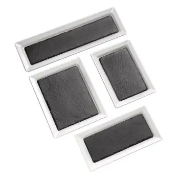 APS Tray Gastronorm 2/4 20.875" x 6.5" x 1.25" H melamine white Pure - Case of 4