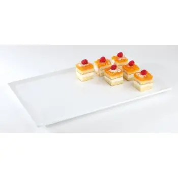 APS Tray Gastronorm 1/1 20.875" x 12.875" x 1.25" H melamine white Pure - Case of 4