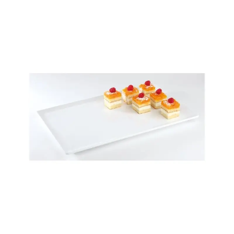 APS Tray Gastronorm 1/1 20.875" x 12.875" x 1.25" H melamine white Pure - Case of 4 APS Tray Gastronorm 1/1 20.875" x 12.875" x 1.25" H melamine white Pure - Case of 4