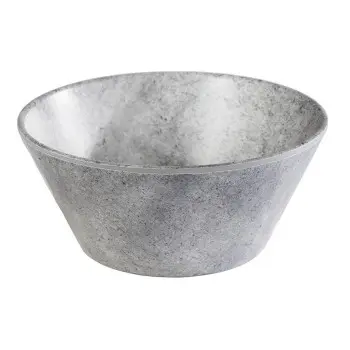APS Bowl 17 oz. melamine patterned concrete Element - Case of 4