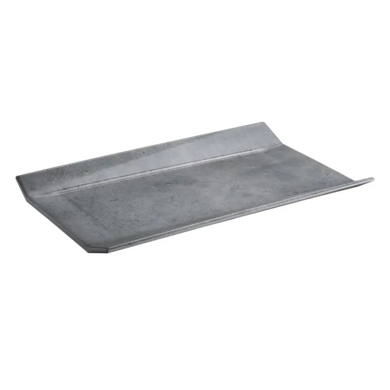 APS Tray Gastronorm 1/1 20.875" x 12.875" x 1.5" H melamine dark patterned concrete Element - Case of 4 APS Tray Gastronorm 1/1 20.875" x 12.875" x 1.5" H melamine dark patterned concrete Element - Case of 4
