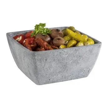 APS Bowl 50.75 oz. melamine patterned concrete Element - Case of 4