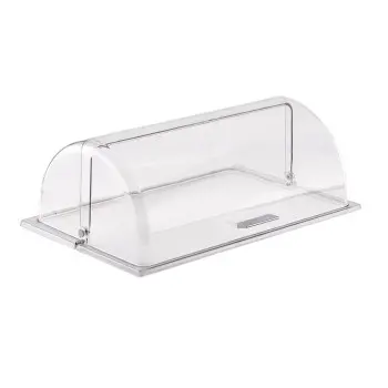 APS Cover Gastronorm 1/1 20.875" x 12.875" x 7.5" H polycarbonate clear