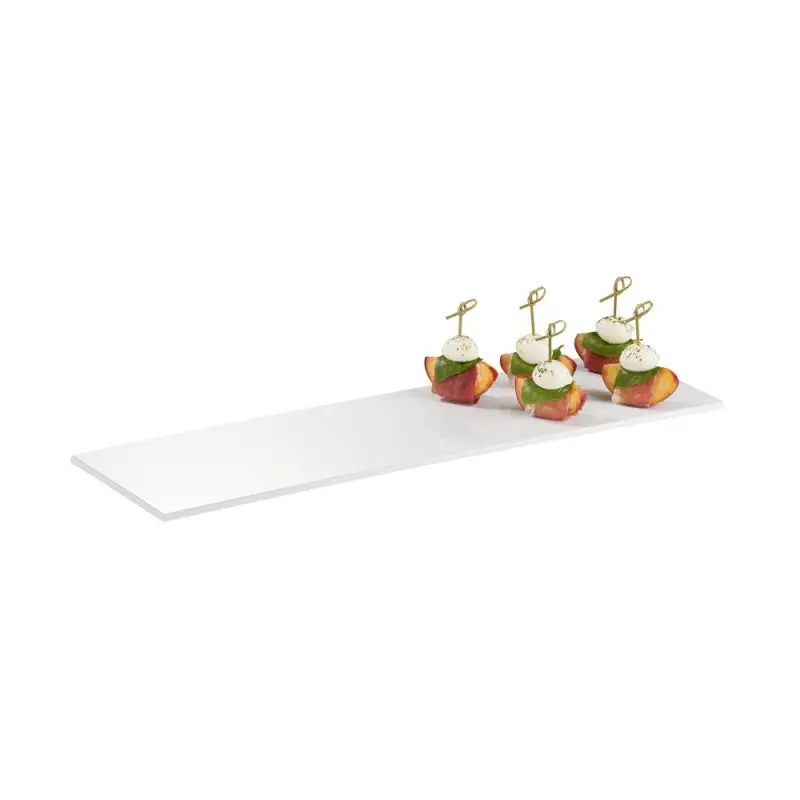 APS Tray Gastronorm 2/4 20.875" x 6.5" x 0.625" H melamine white Zero - Case of 5 APS Tray Gastronorm 2/4 20.875" x 6.5" x 0.625" H melamine white Zero - Case of 5