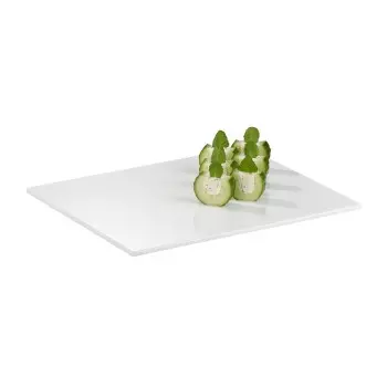 APS Tray Gastronorm 1/2 12.875" x 10.5" x 0.625" H melamine white Zero - Case of 5