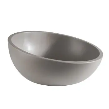 APS Bowl 77.875 oz. melamine concrete look Element - Case of 2