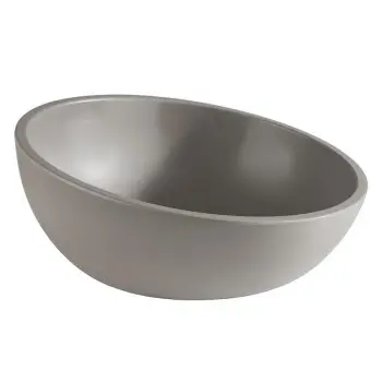 APS Bowl 49.125 oz. melamine concrete look Element - Case of 3