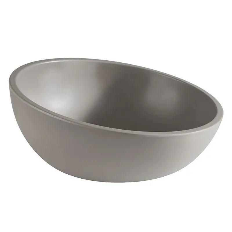 APS Bowl 49.125 oz. melamine concrete look Element - Case of 3