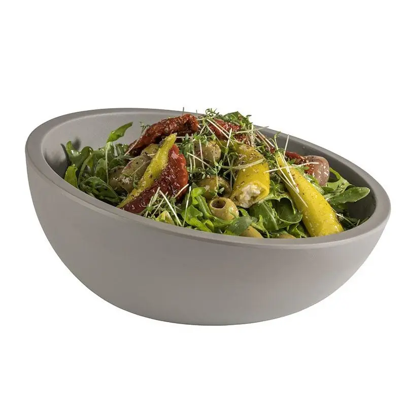 APS Bowl 23.75 oz. melamine concrete look Element - Case of 4 APS Bowl 23.75 oz. melamine concrete look Element - Case of 4