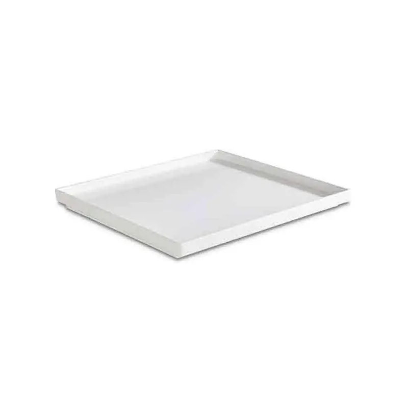 APS Tray Gastronorm 1/2 12.875" x 10.5" x 1.25" H melamine white Asia Plus