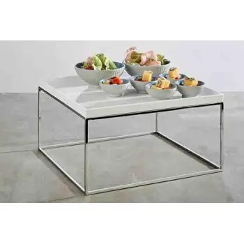 APS Tray Gastronorm 1/2 12.875" x 10.5" x 1.25" H melamine white Asia Plus