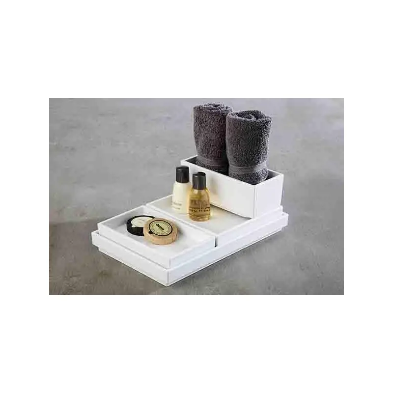 APS Tray Gastronorm 1/4 10.5" x 6.5" x 1.25" H melamine white Asia Plus - Case of 6