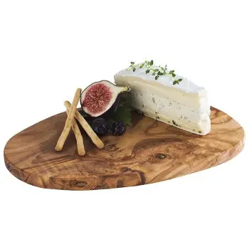 APS Serving Board 10" x 6.5" x 0.5" olive wood