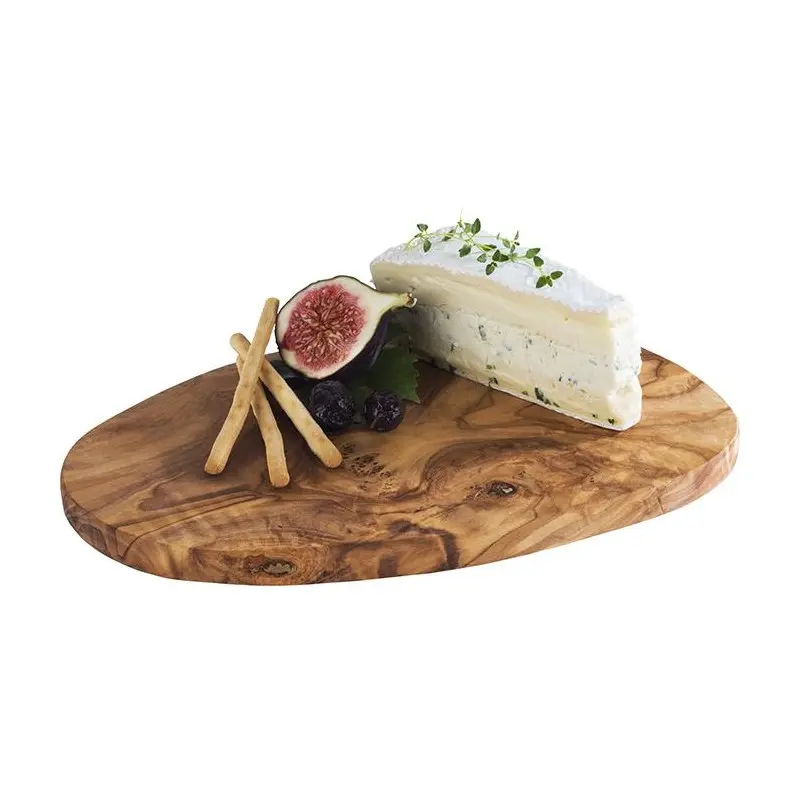 APS Serving Board 10" x 6.5" x 0.5" olive wood