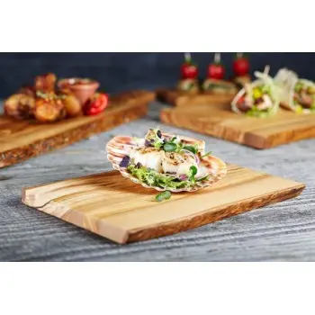 APS Serving Board 9.875" x 6.625" x 0.5" olive wood