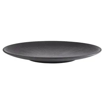 APS Nero Plate 13" melamine black - Case of 6