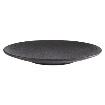 APS Nero Plate 10.25" melamine black - Case of 6