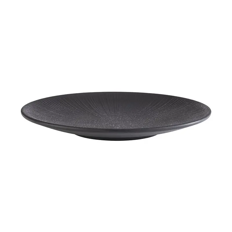 APS Nero Plate 10.25" melamine black - Case of 6