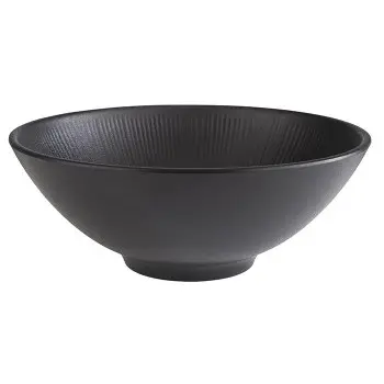 APS Nero Bowl 57 oz. melamine black - Case of 6