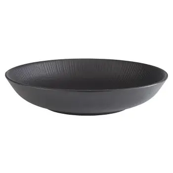 APS Nero Bowl 27 oz. melamine black - Case of 6