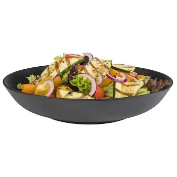 APS Nero Bowl 27 oz. melamine black - Case of 6