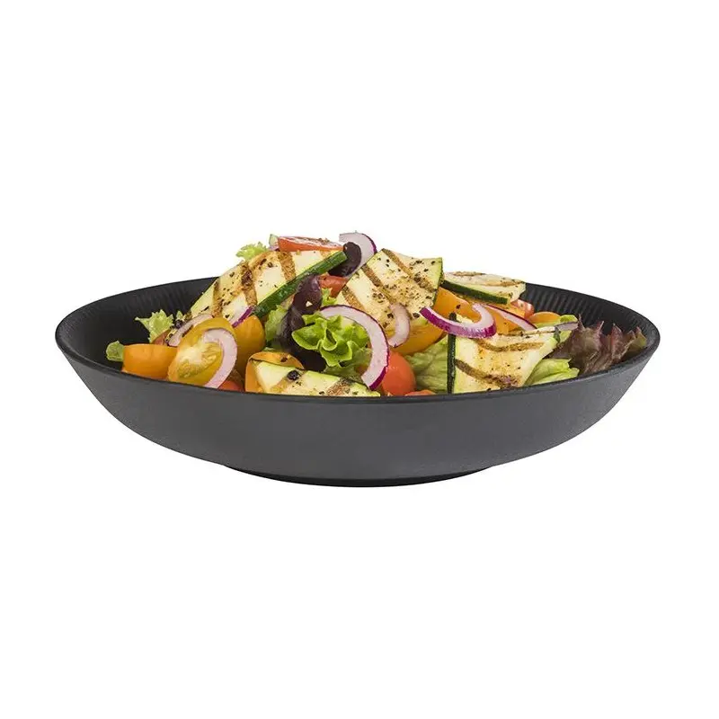 APS Nero Bowl 27 oz. melamine black - Case of 6