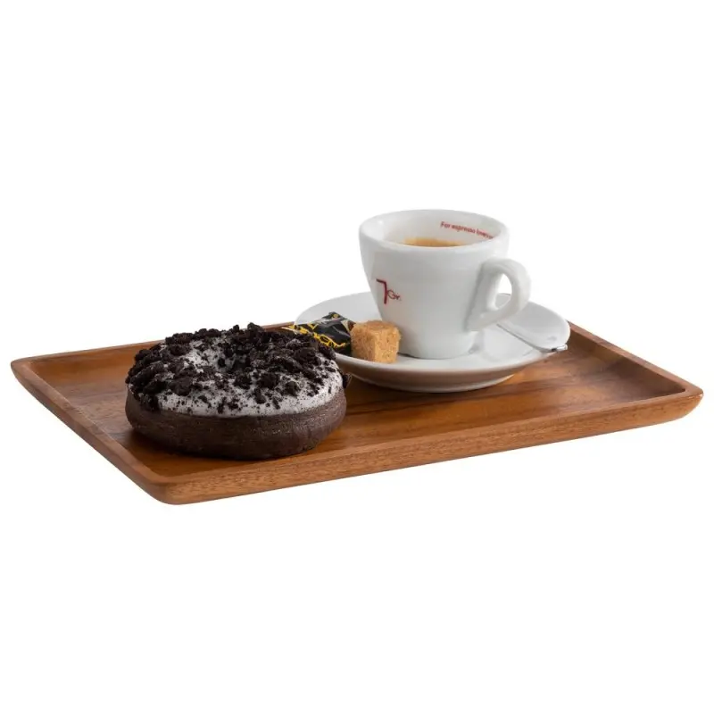 APS Serving Board 9.875" x 6.625" x 0.5" rectangular wood Acacia APS Serving Board 9.875" x 6.625" x 0.5" rectangular wood Acacia