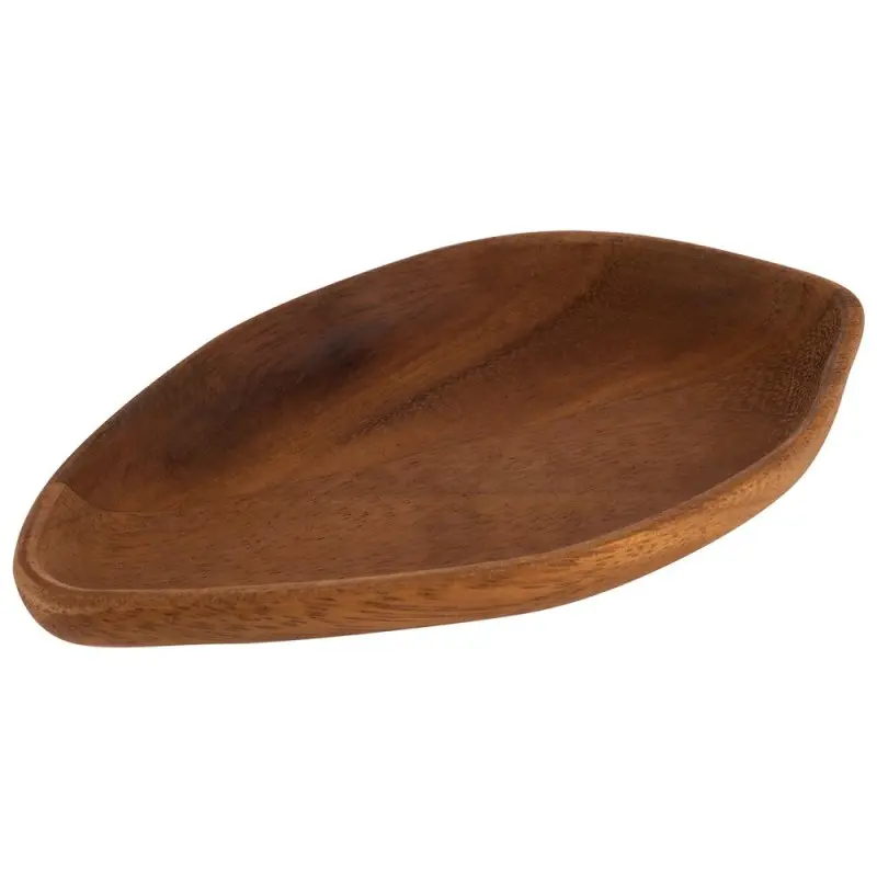 APS Serving Bowl 6.5" x 3.5" x 0.75" organic wood Acacia