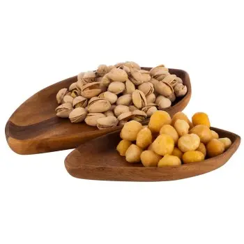 APS Serving Bowl 6.5" x 3.5" x 0.75" organic wood Acacia