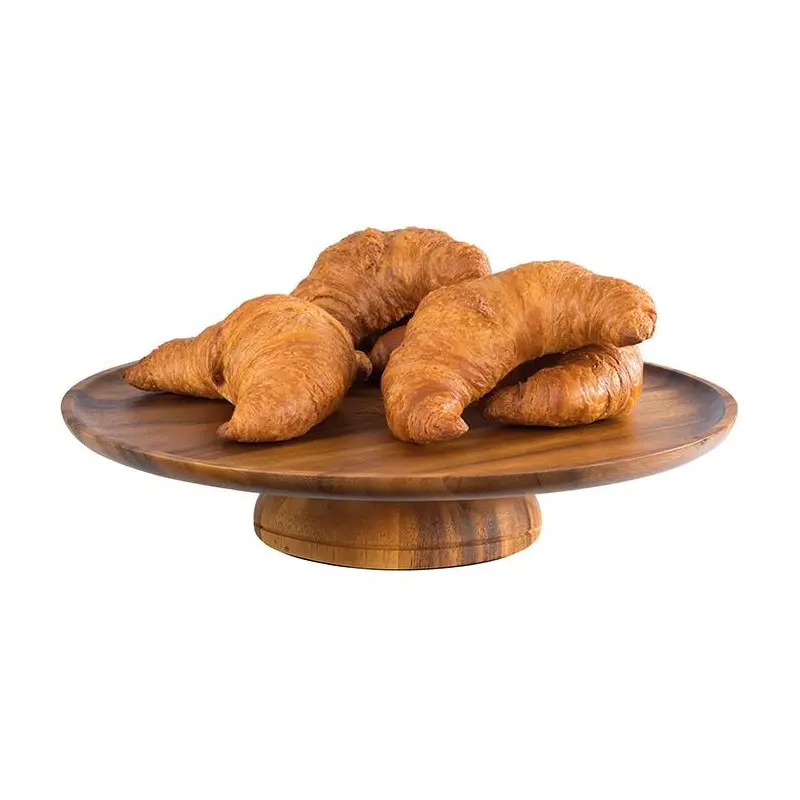 APS Cake Stand 15.125" dia. x 3.125" H acacia APS Cake Stand 15.125" dia. x 3.125" H acacia