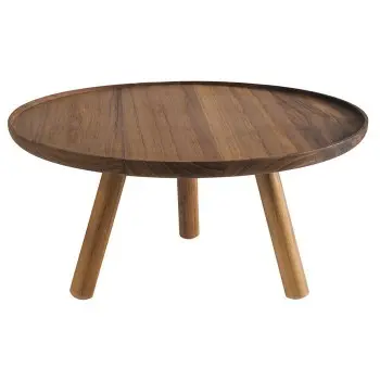 APS Buffet Stand 12" dia. x 6" H acacia