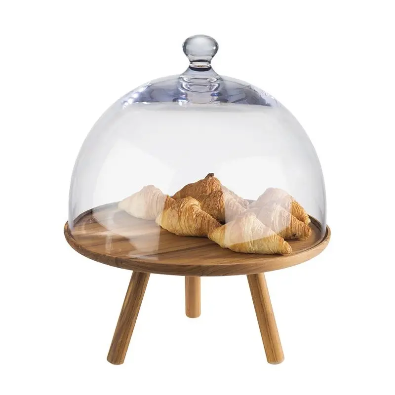 APS Buffet Stand 12" dia. x 6" H acacia APS Buffet Stand 12" dia. x 6" H acacia