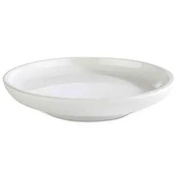 APS Plate 4.375" dia. x 0.875" H melamine white Asia Plus - Case of 72