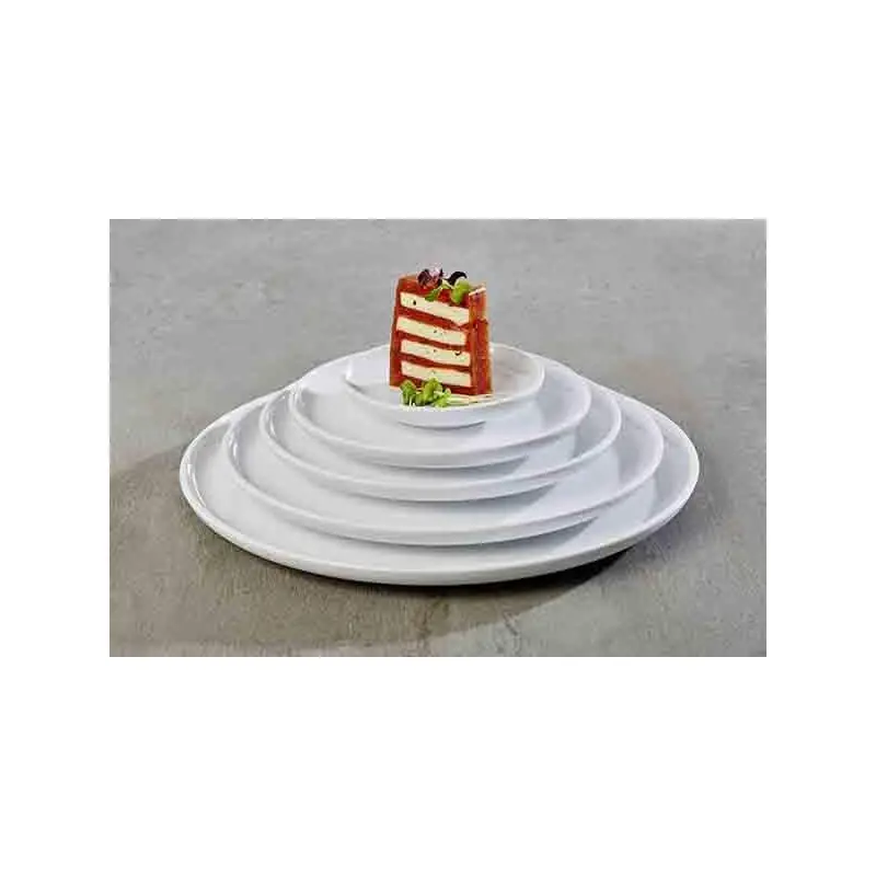APS Plate 4.375" dia. x 0.875" H melamine white Asia Plus - Case of 72 APS Plate 4.375" dia. x 0.875" H melamine white Asia Plus - Case of 72