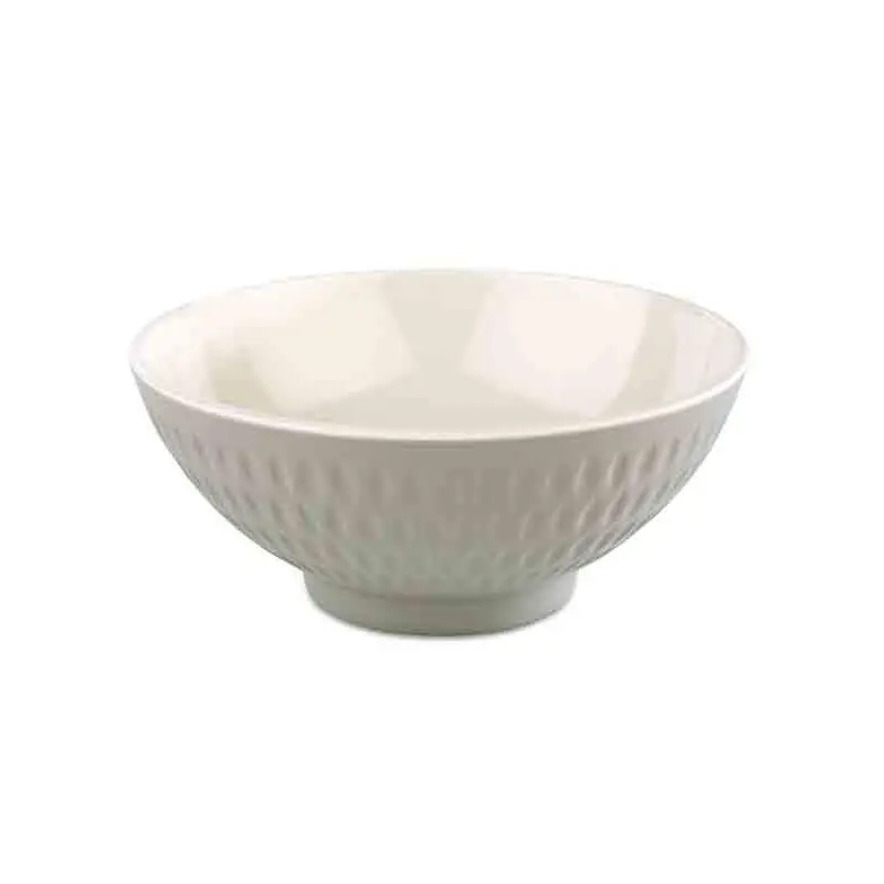 APS Rice Bowl 11.875 oz. melamine cream/taupe Asia Plus APS Rice Bowl 11.875 oz. melamine cream/taupe Asia Plus