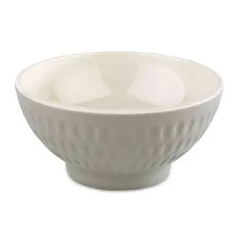 APS Rice Bowl 4.25 oz. melamine cream/taupe Asia Plus - Case of 30