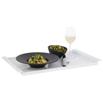 APS Nero Soup Plate 10 oz. melamine black - Case of 6