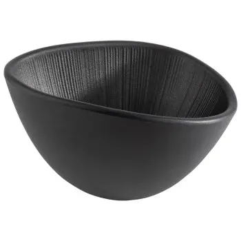 APS Nero Bowl 10 oz. melamine black - Case of 6