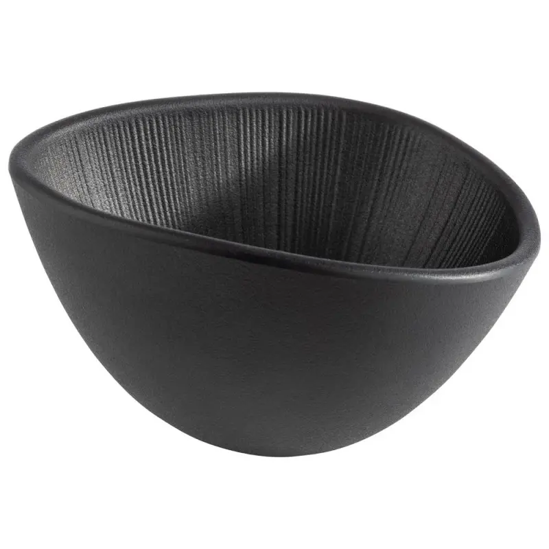 APS Nero Bowl 10 oz. melamine black - Case of 6