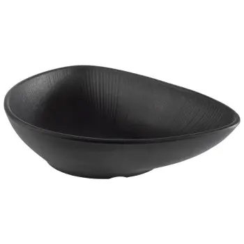 APS Nero Bowl 27 oz. melamine black - Case of 6