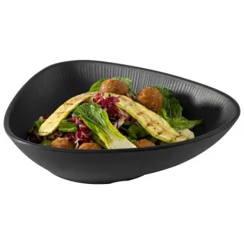 APS Nero Bowl 27 oz. melamine black - Case of 6