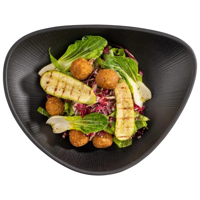 APS Nero Bowl 27 oz. melamine black - Case of 6