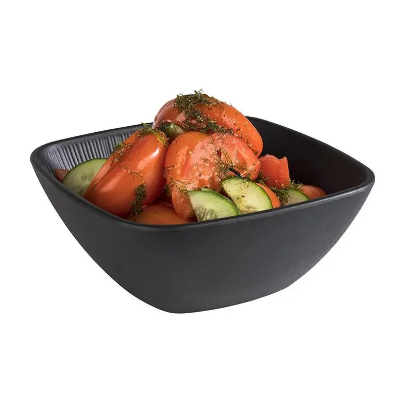 APS Nero Bowl 50.7 oz. melamine black - Case of 6